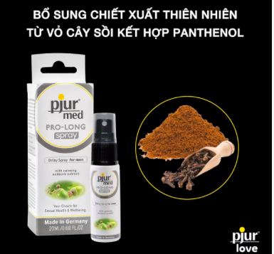 Sỉ Chai xịt Pjur Med Prolong 20ml của Đức kéo dài thời gian chống xuất tinh sớm loại tốt